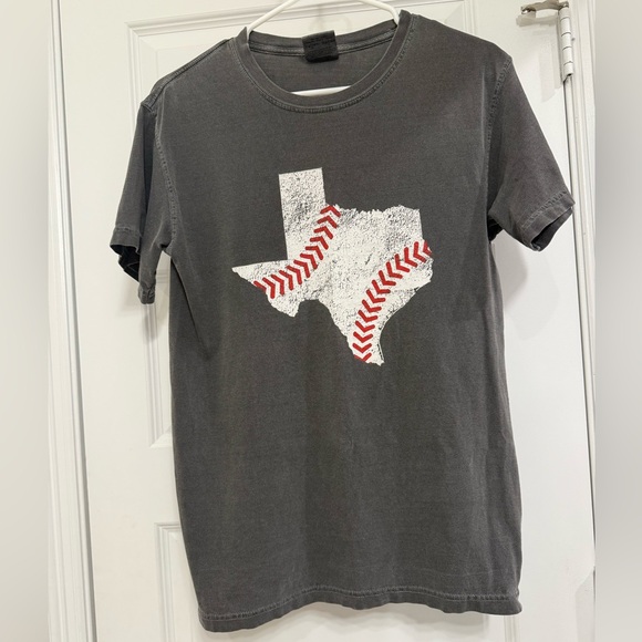 Texas Baseball Comfort Colors T-shirt - Picture 1 of 1